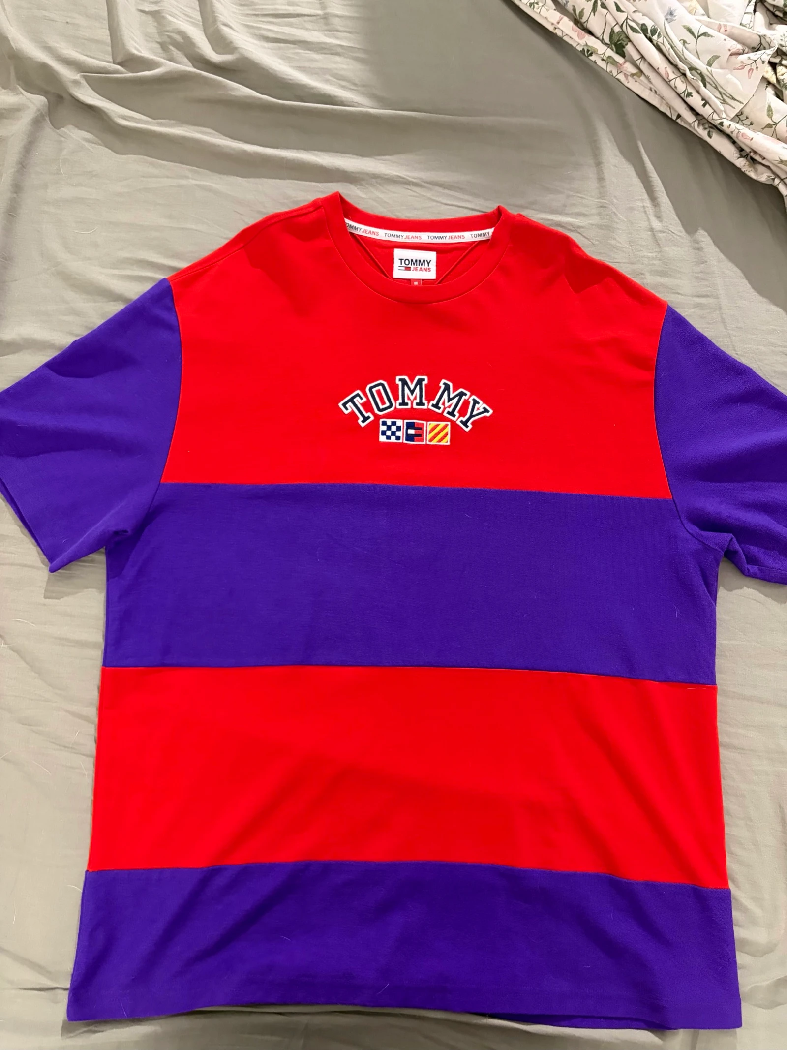 Camiseta oversize Tommy Jeans Color Block (Talla M)